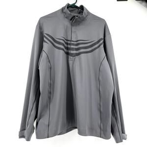 Mens Nike Gray Golf‎ Long Sleeve 1/4 Zip Pullover, RN#56323 (L)
